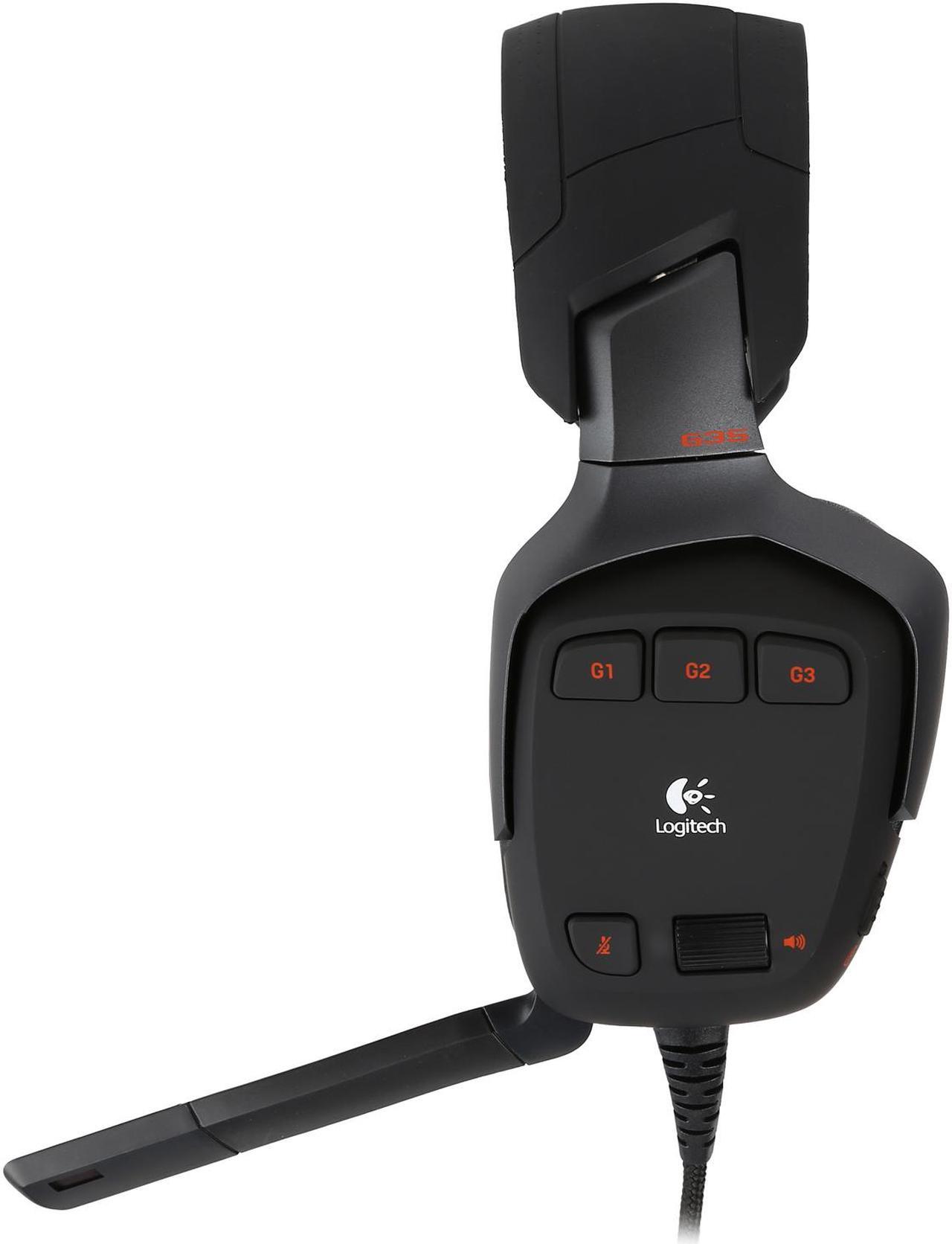 Alt view image 3 of 7 - Logitech G35 USB Connector Circumaural Surround Sound Headset