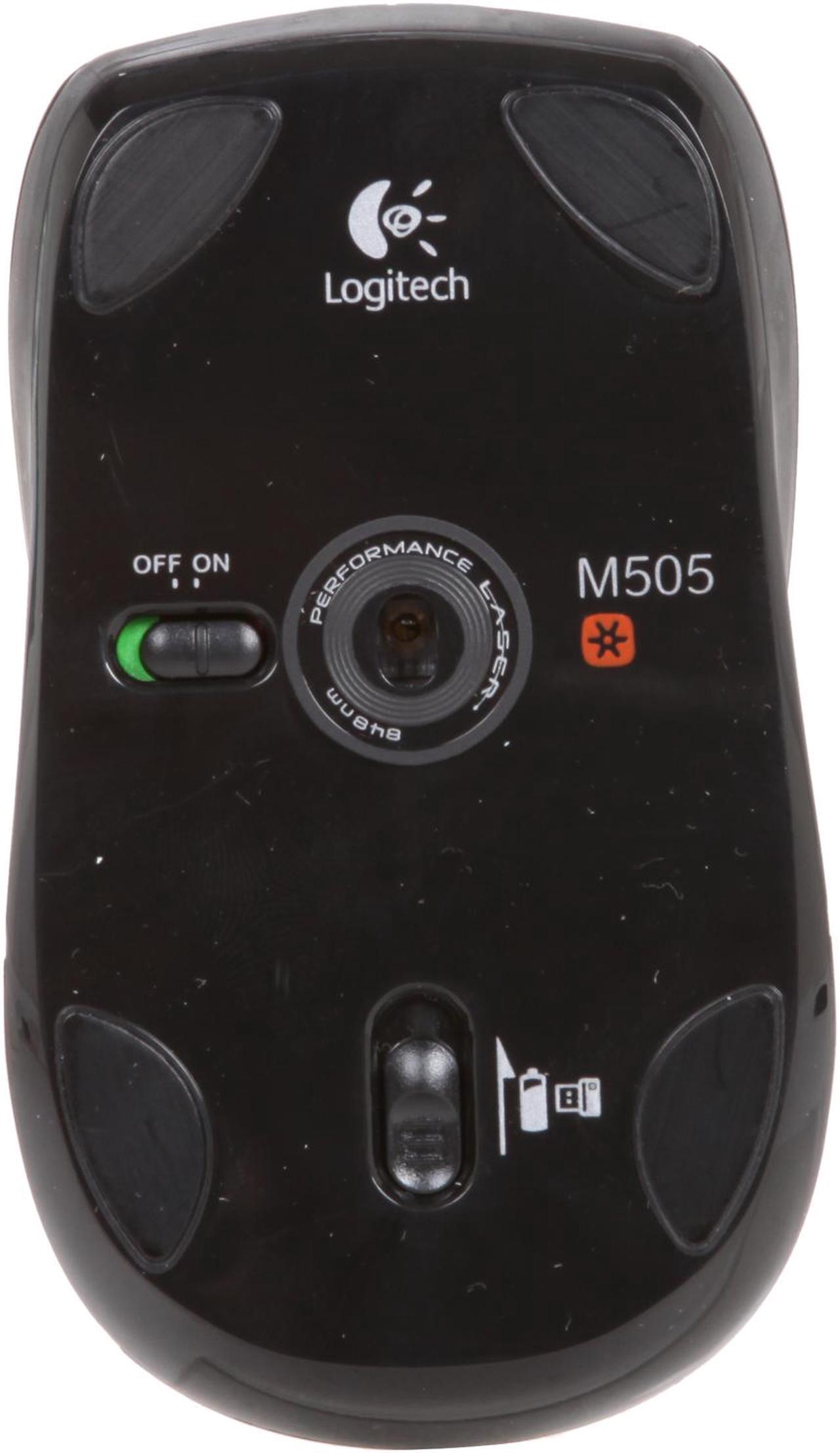 Alt view image 4 of 5 - Logitech M505 Silver 3 Buttons Tilt Wheel Wireless Laser Mouse