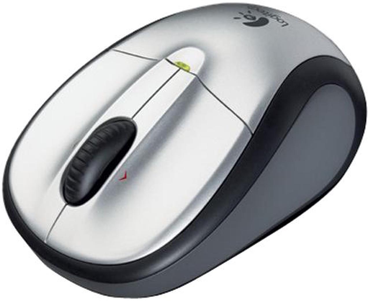 Logitech M305 Silver 3 Buttons Tilt Wheel USB Wireless Optical Mouse