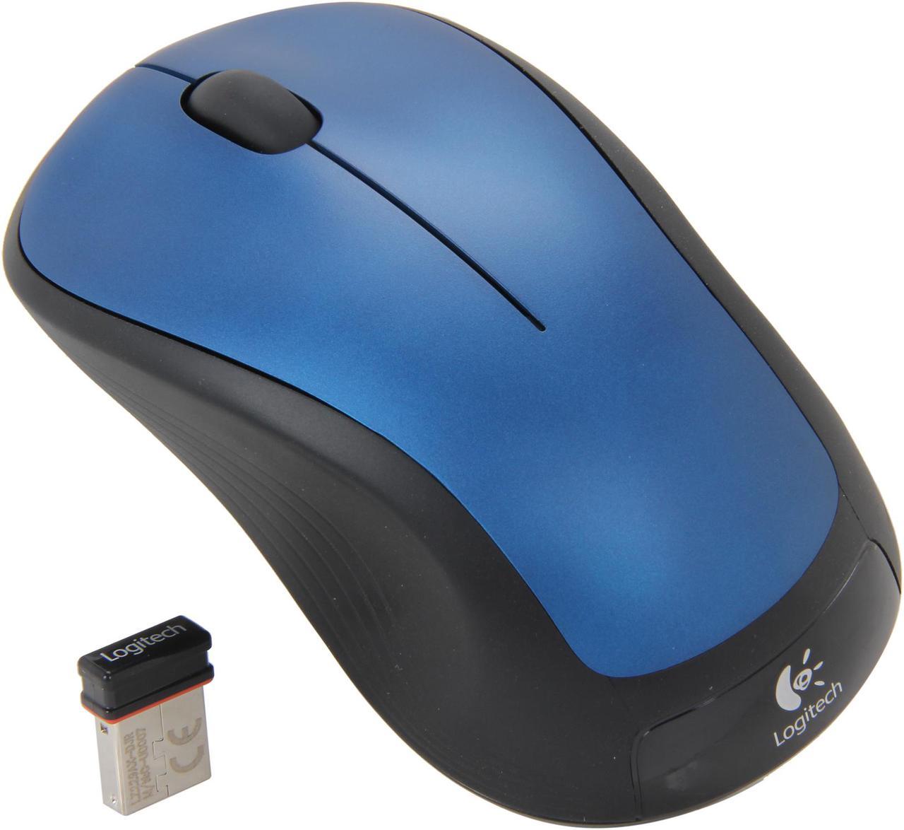 Logitech M310 910-001917 Peacock Blue 3 Buttons 1 x Wheel USB RF Wireless Optical Mouse