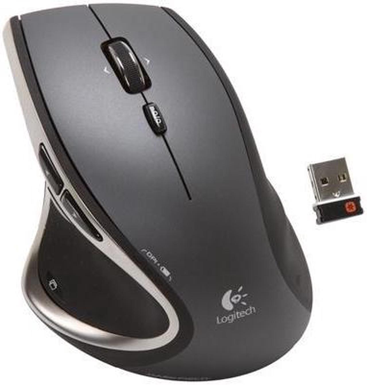 Logitech Performance Mouse MX 910-001122 Black Tilt Wheel USB 2.4 GHz Wireless Laser Mouse