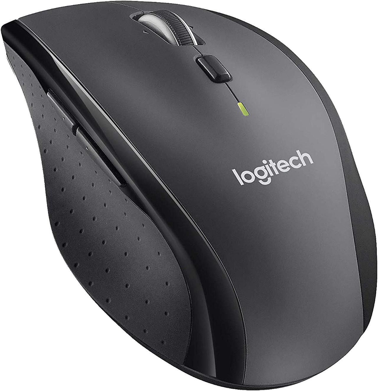 Main image of Logitech M705 Marathon Wireless Mouse, 2.4 GHz USB Unifying Receiver, 1000 DPI, 5-Programmable Buttons, 3-Year Battery, Compatible with PC, Mac, Laptop, Chromebook - Black