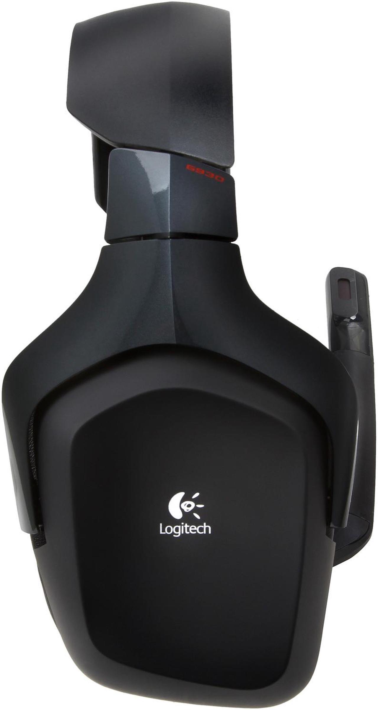Alt view image 5 of 7 - Logitech Wireless Gaming Headset G930 with 7.1 Surround Sound, Wireless Headphones with Microphone