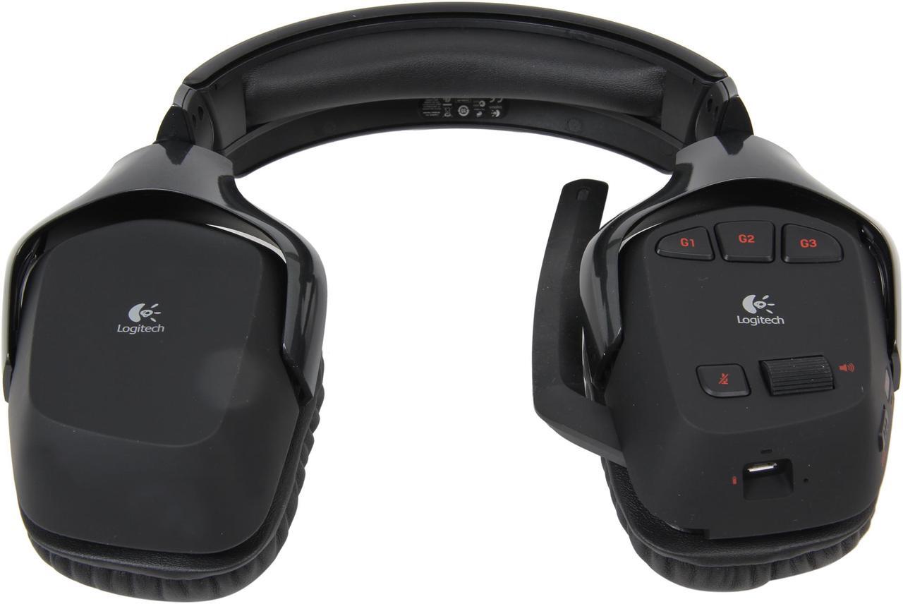 Alt view image 5 of 6 - Logitech Recertified 981-000257 G930 Gaming Headset with 7.1 Surround Sound
