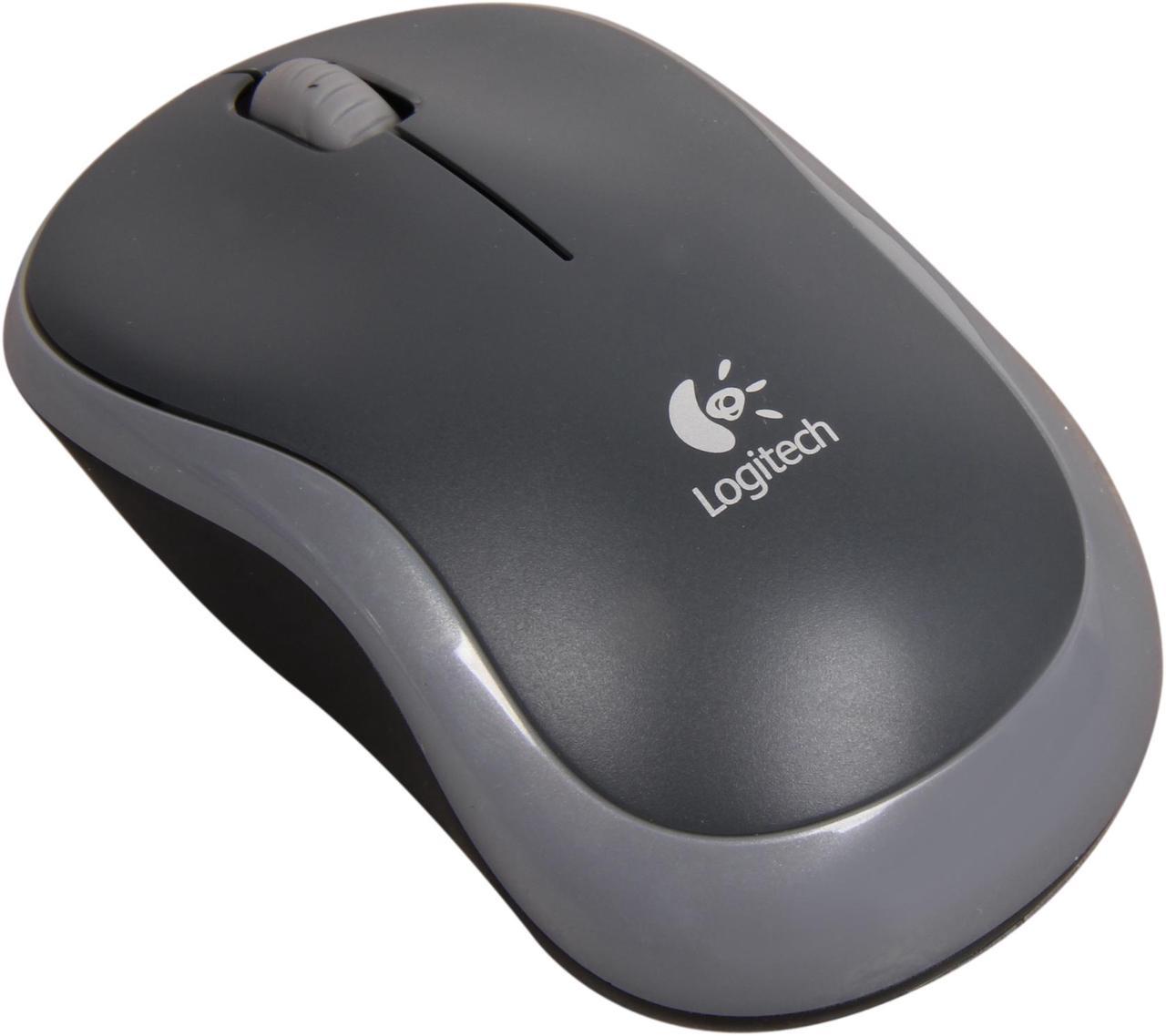 Logitech M185 910002225 Swift Gray 3 Buttons 1 x Wheel USB RF Wireless Optical Mouse