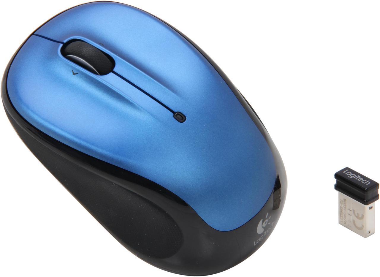 Logitech M325 RF Wireless Optical 1000dpi Mouse, Blue, 910-002650