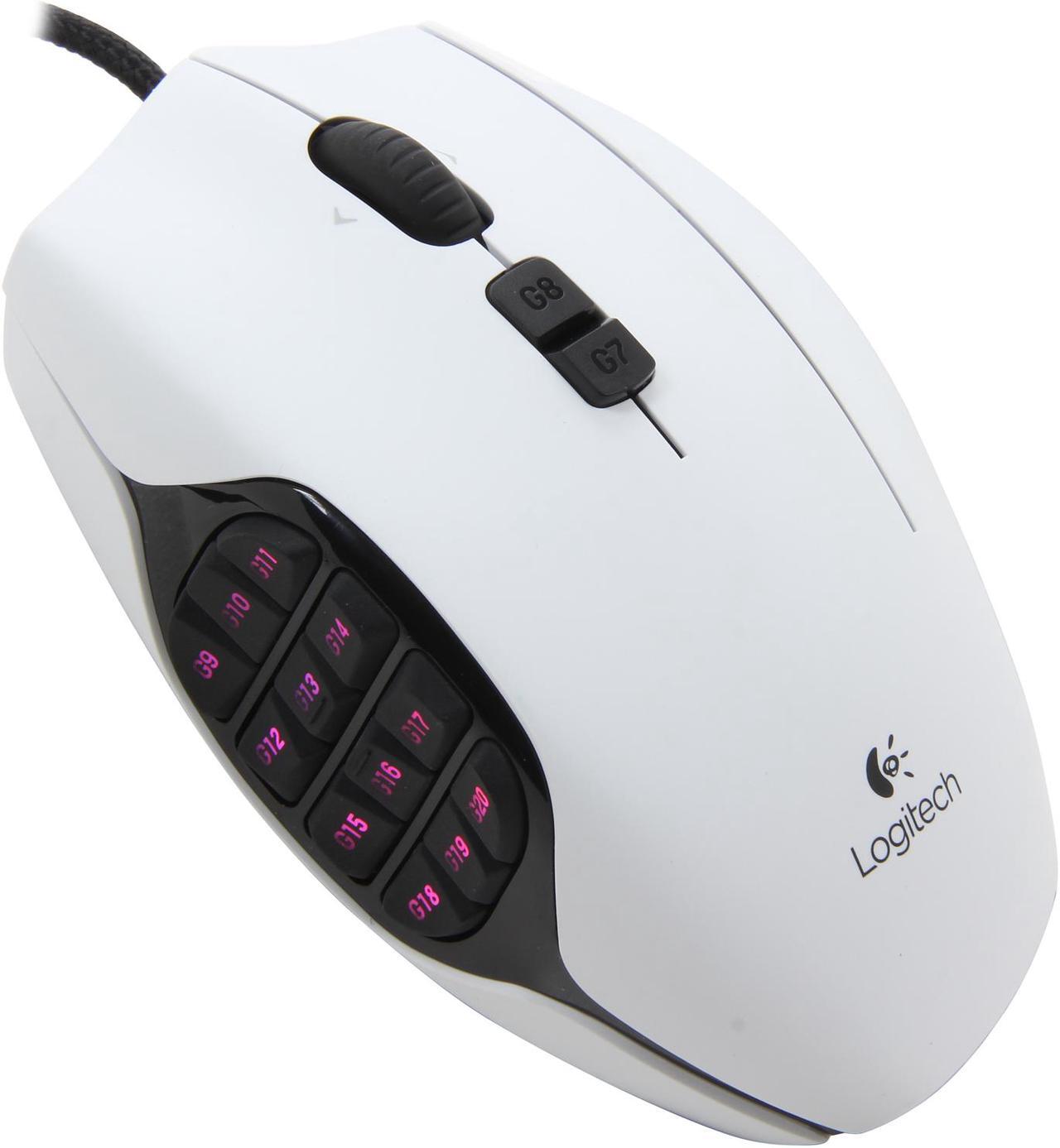Main image of Logitech G600MMO Gaming Mouse - White