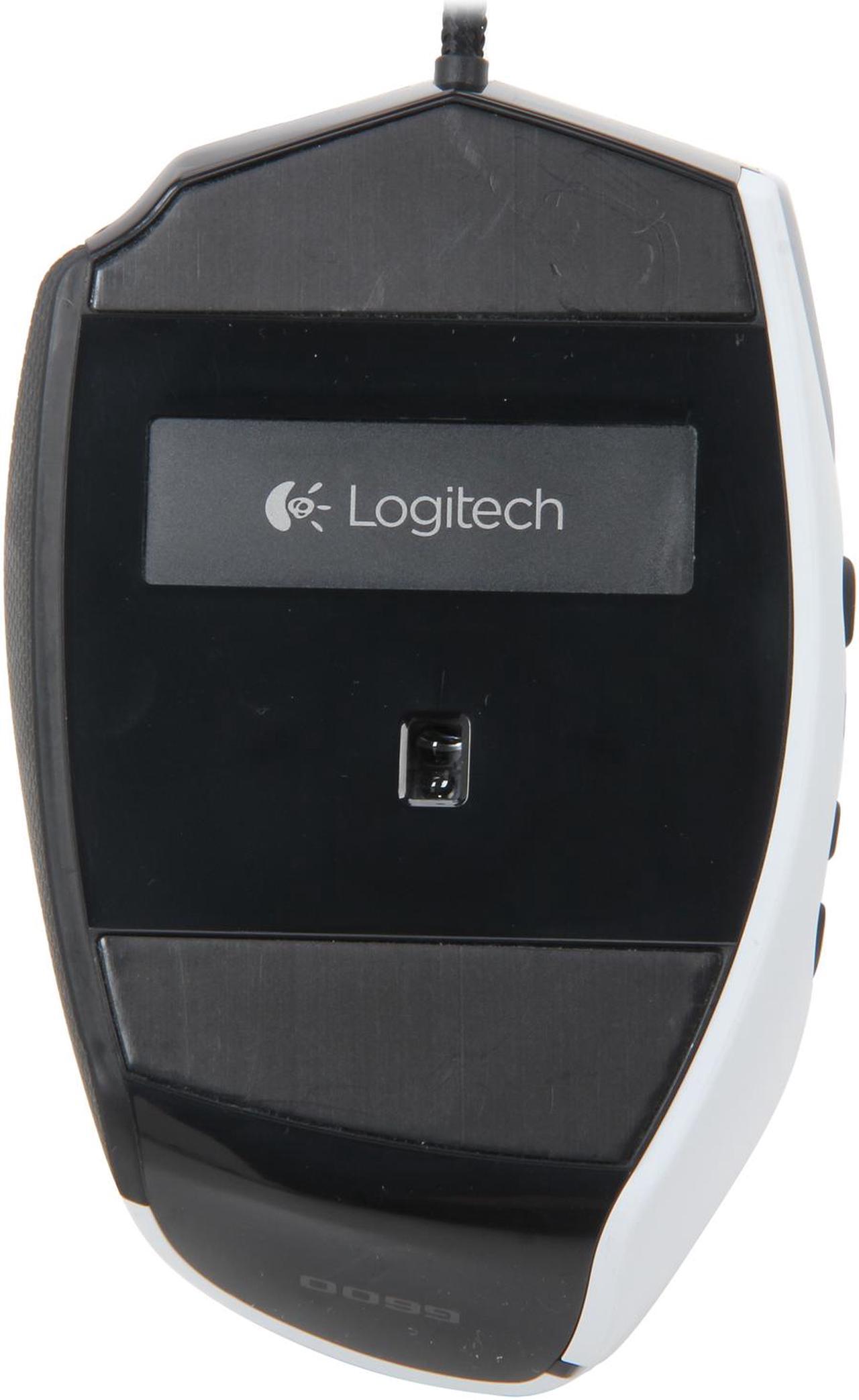 Alt view image 4 of 5 - Logitech G600MMO Gaming Mouse - White