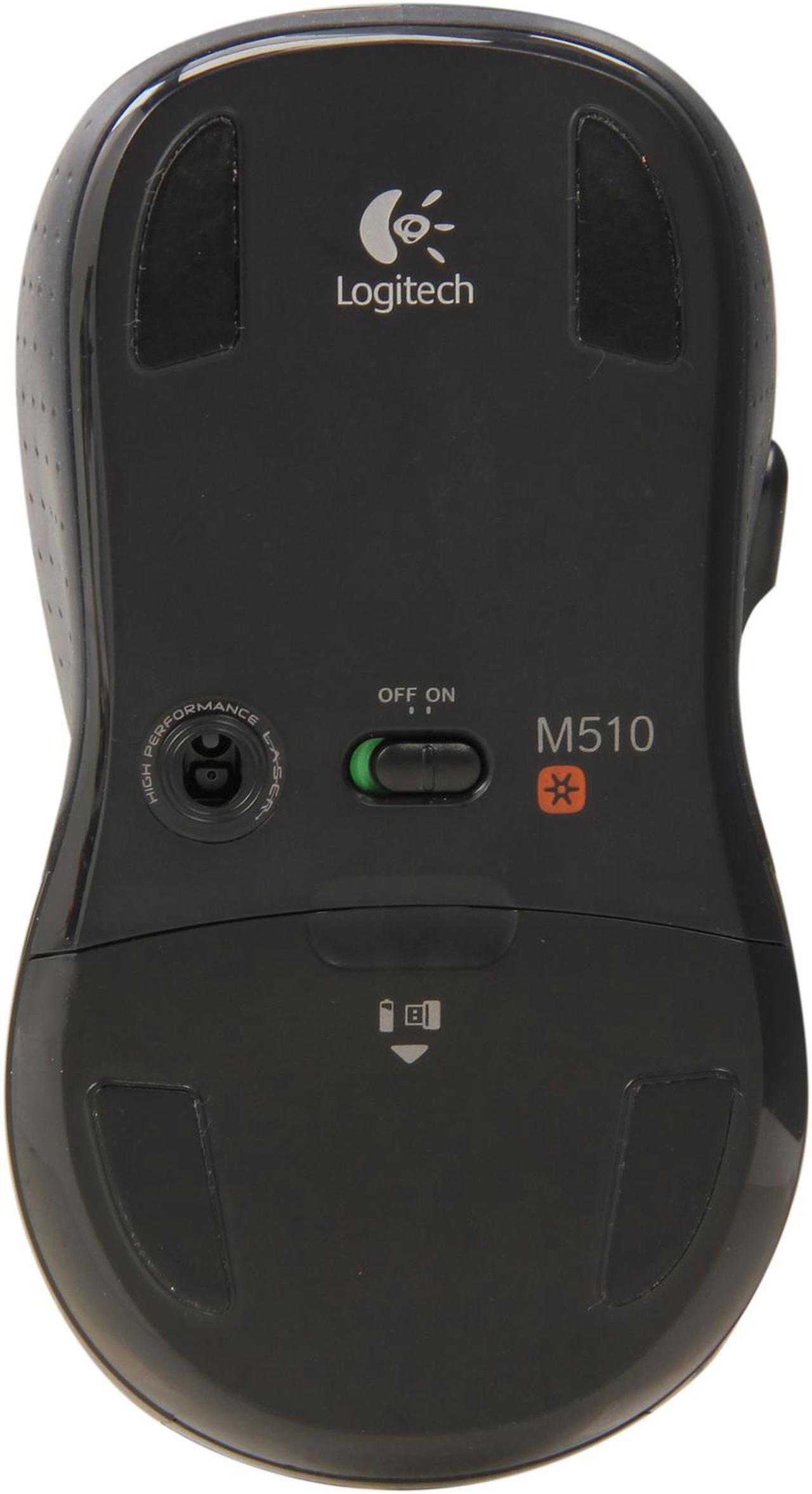 Alt view image 4 of 4 - Logitech Recertified 910-001822 M510 Gray Wireless Laser-Grade Optical Mouse