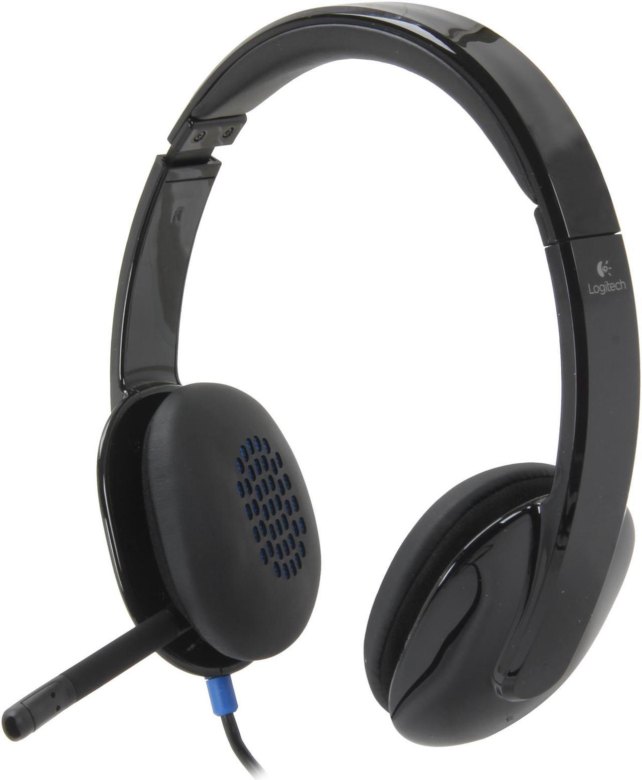 Logitech High-performance USB Headset H540 for Windows and Mac, Skype Certified