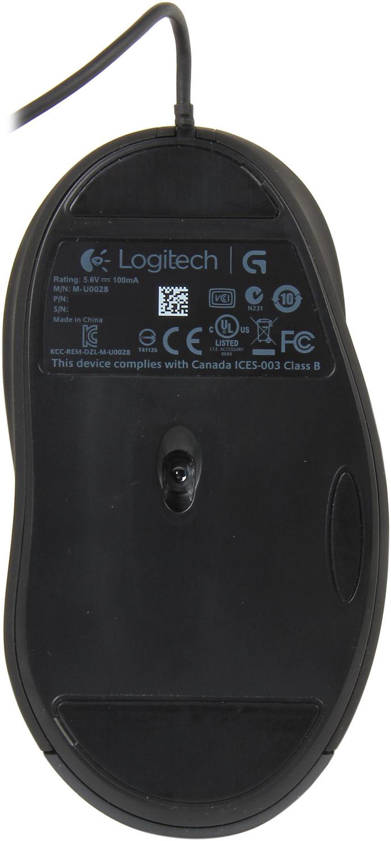 Alt view image 4 of 5 - Logitech G400s 910-003589 8 Buttons 1 x Wheel USB Wired Optical Gaming Mouse