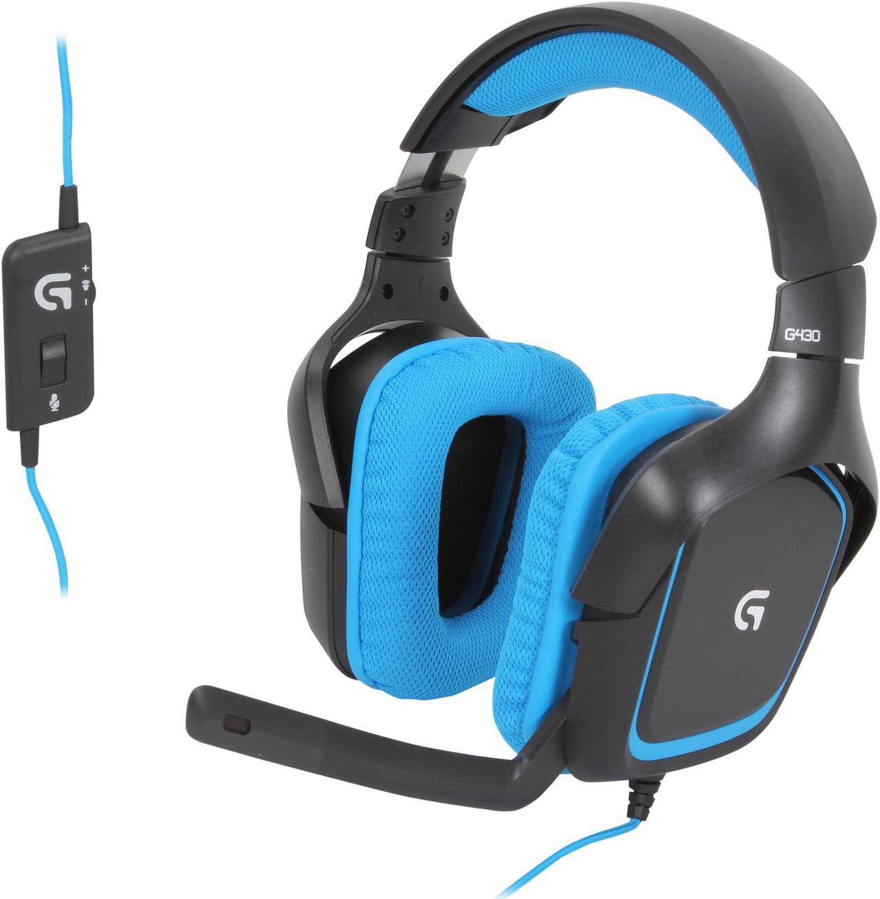 Logitech G430 USB Connector Circumaural Surround Sound Gaming Headset