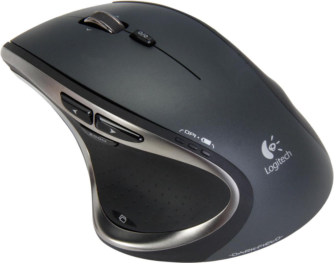 Main image of Logitech Recertified 910-001105 Performance Mouse MX Black Tilt Wheel USB RF Wireless Laser Mouse