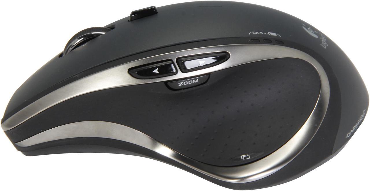 Alt view image 3 of 4 - Logitech Recertified 910-001105 Performance Mouse MX Black Tilt Wheel USB RF Wireless Laser Mouse