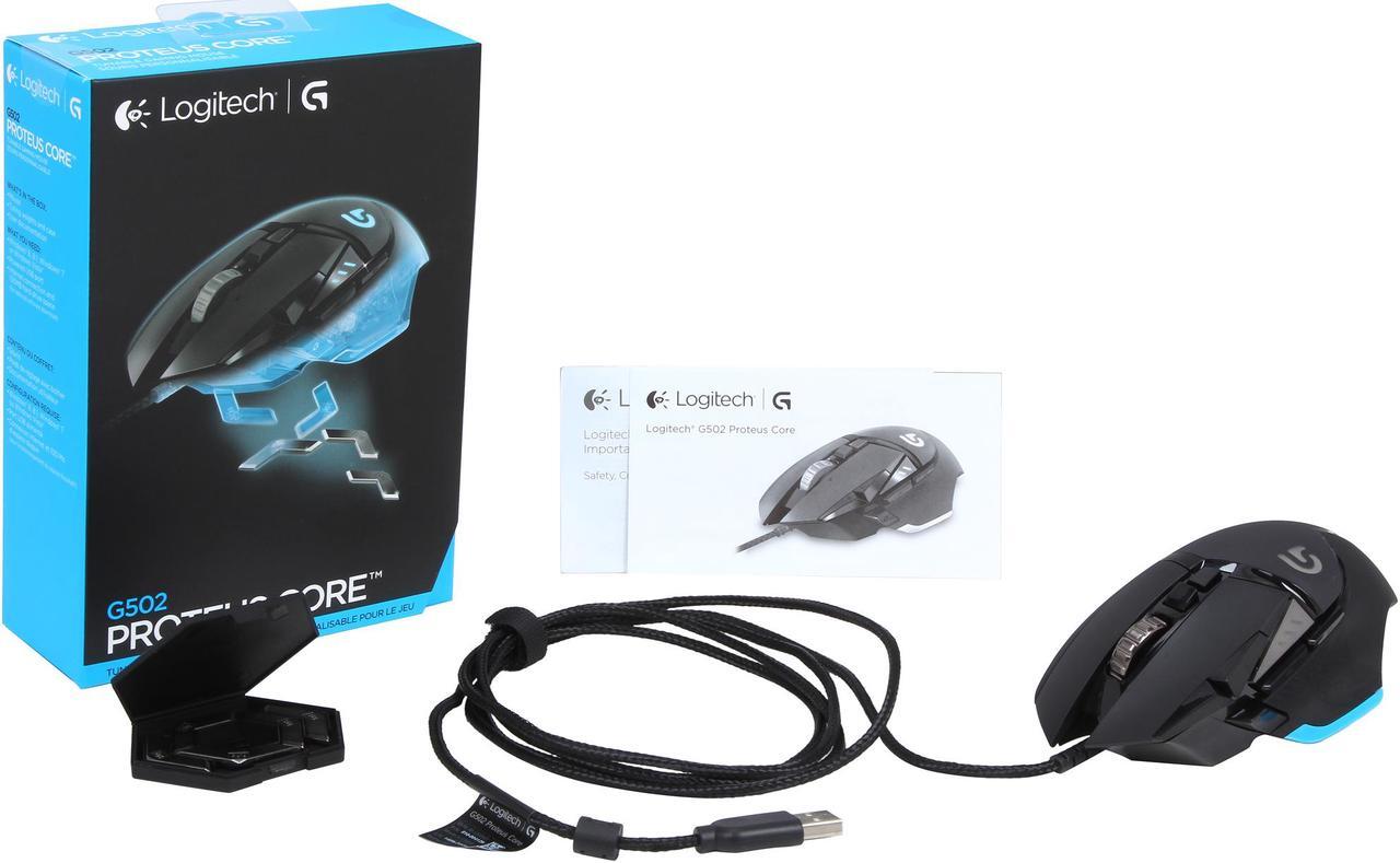 Alt view image 7 of 6 - LOGITECH G502 Proteus Core Tunable Gaming Mouse #910-004074