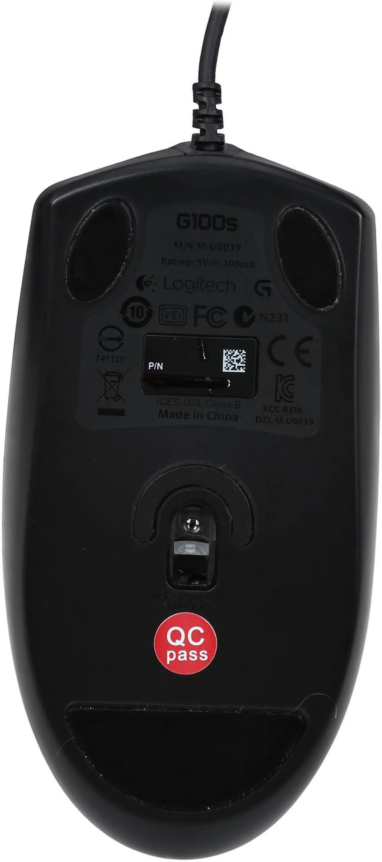 Alt view image 4 of 5 - Logitech Recertified 910-003533 G100s Black 1-wheel USB Wired Optical 2500 dpi Gaming Mouse