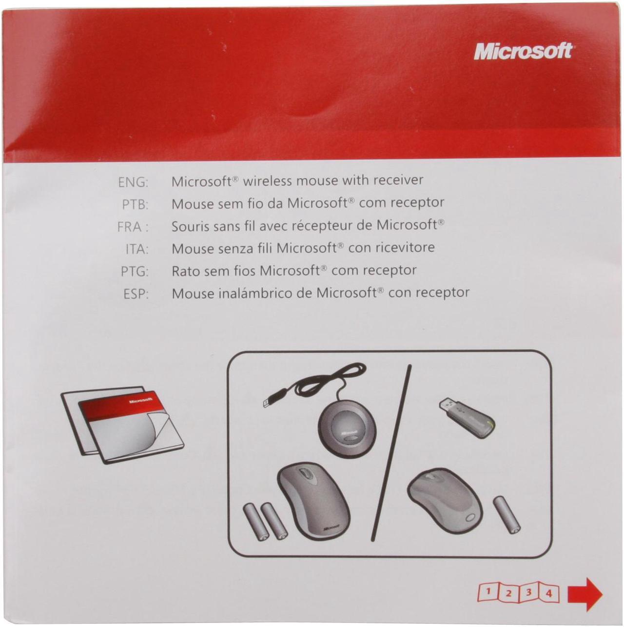 Alt view image 6 of 7 - Microsoft Wireless Notebook Optical Mouse 3000 - Slate - OEM