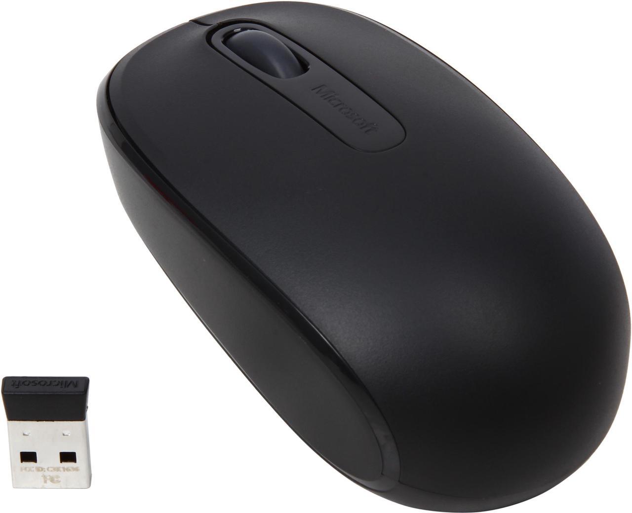 Microsoft Wireless Mobile Mouse 1850 - Black (U7Z-00001)