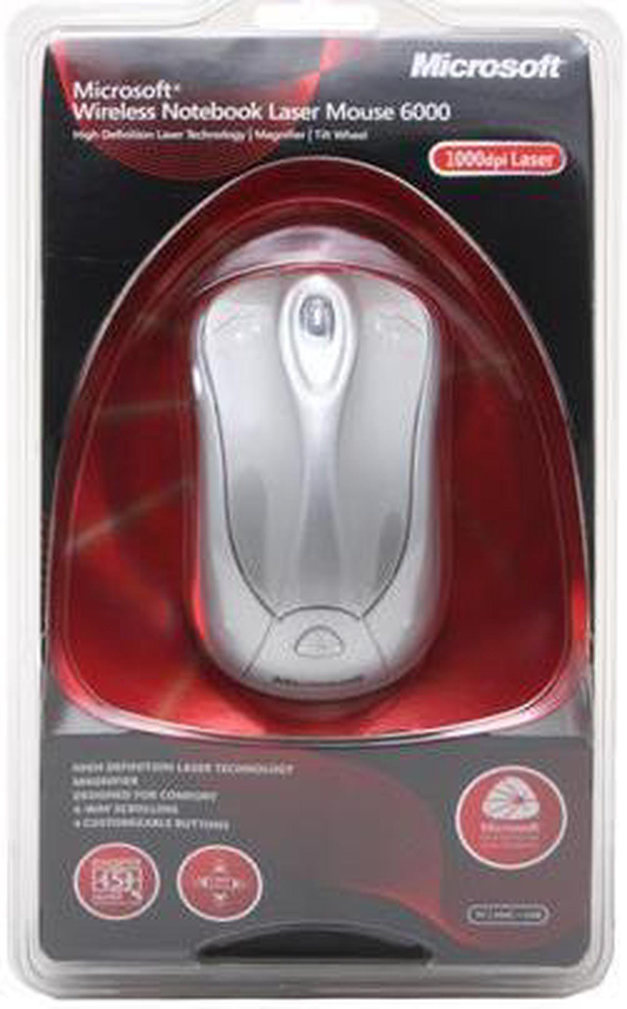 Microsoft Wireless Notebook Laser Mouse 6000