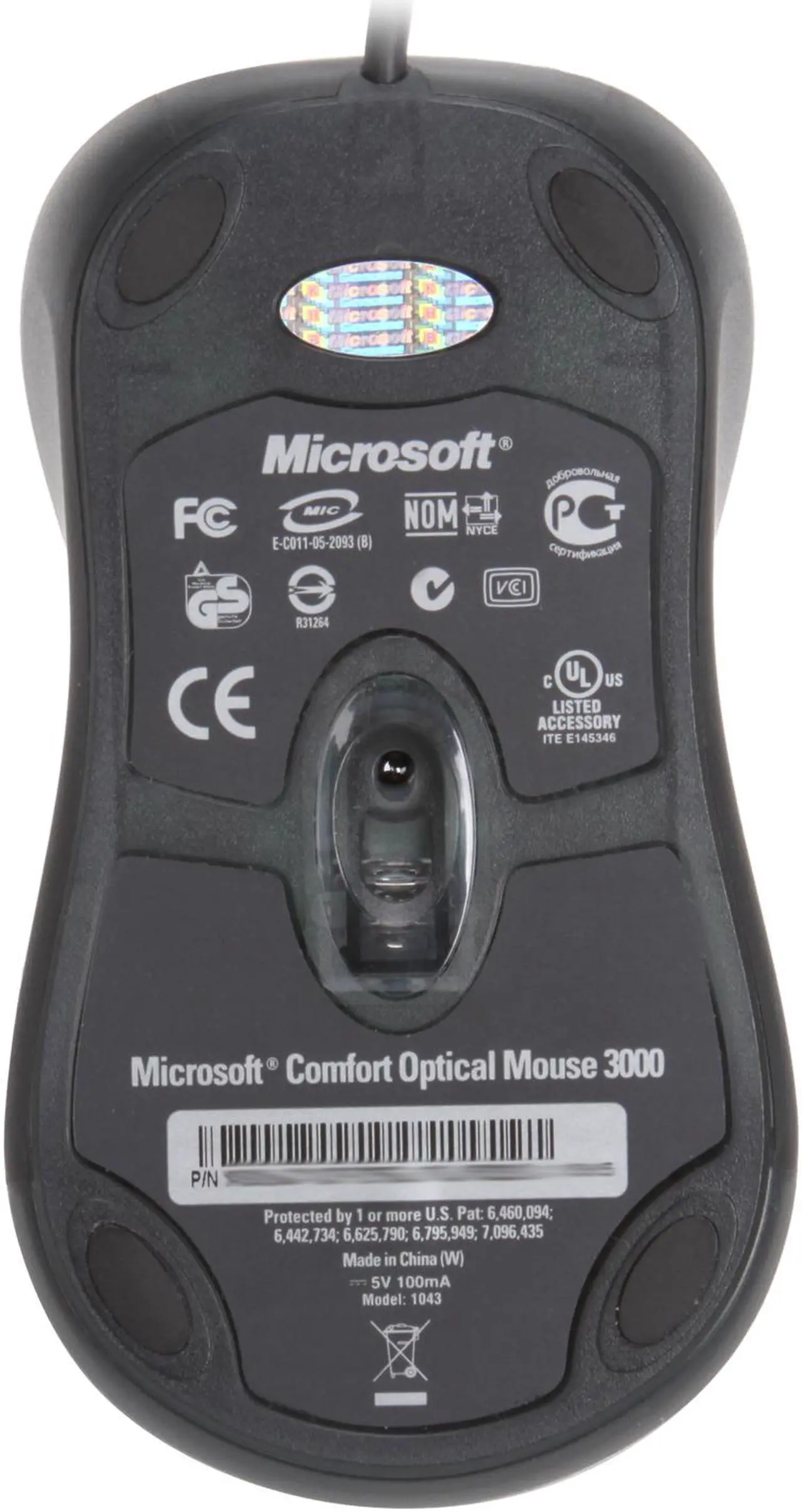 Alt view image 4 of 5 - Microsoft Comfort Optical Mouse 3000 - OEM