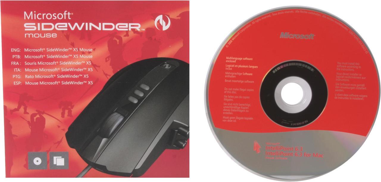 Alt view image 8 of 9 - Microsoft SideWinder X5 Mouse