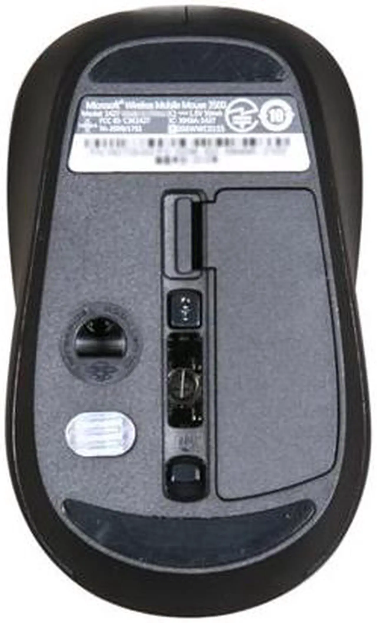Alt view image 5 of 6 - Microsoft Wireless Mobile Mouse 3500 - Loch Ness Gray. Comfortable Design, Right/Left Hand Use, Wireless, USB 2.0 with Nano Transceiver for PC/Laptop/Desktop, Works with for Mac/Windows Computers