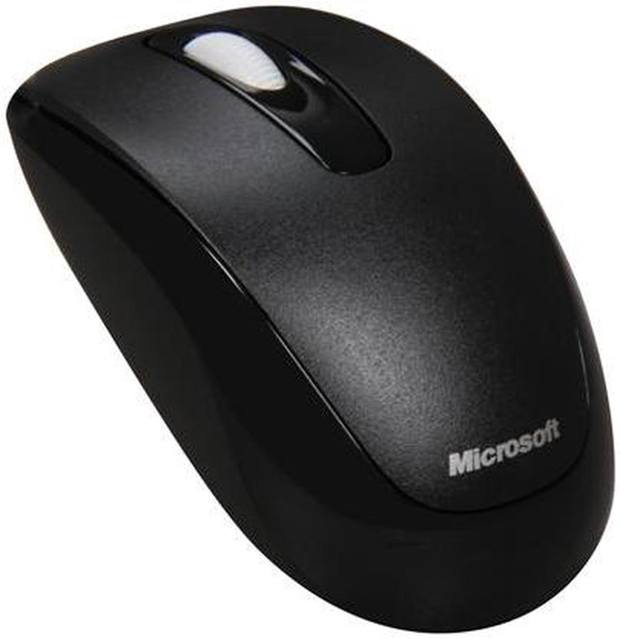 Microsoft Wireless Mobile Mouse 1000 for Business Black 3 Buttons 1 x Wheel USB 2.4 GHz RF Optical 1000 dpi