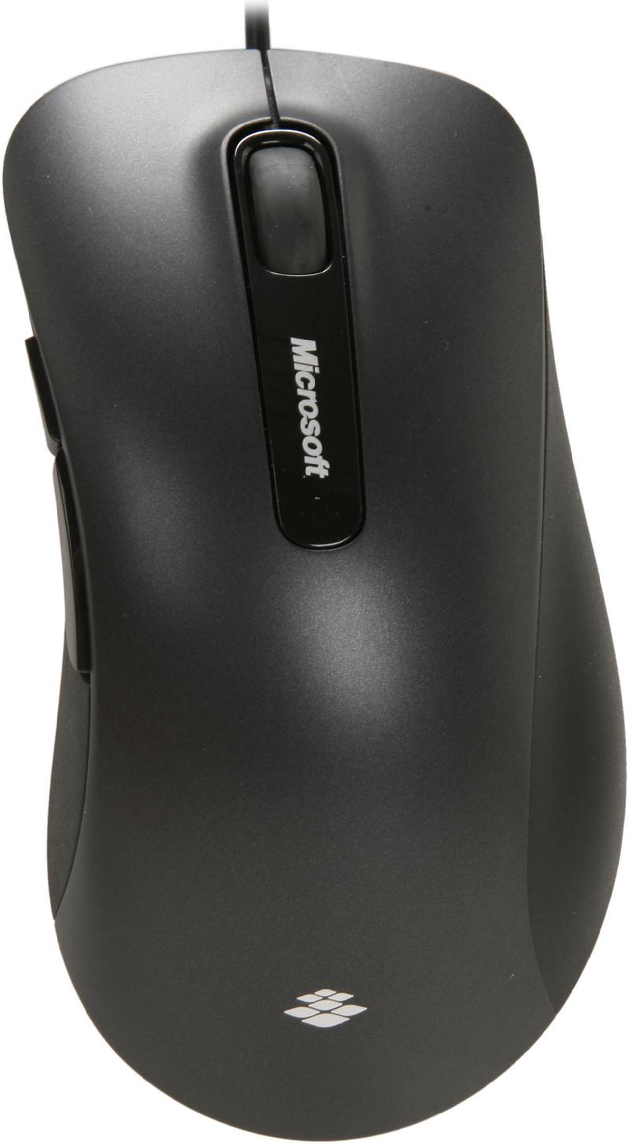Alt view image 2 of 6 - Microsoft Comfort Mouse 6000 S7J-00001 Black 1 x Wheel USB Wired BlueTrack Mouse