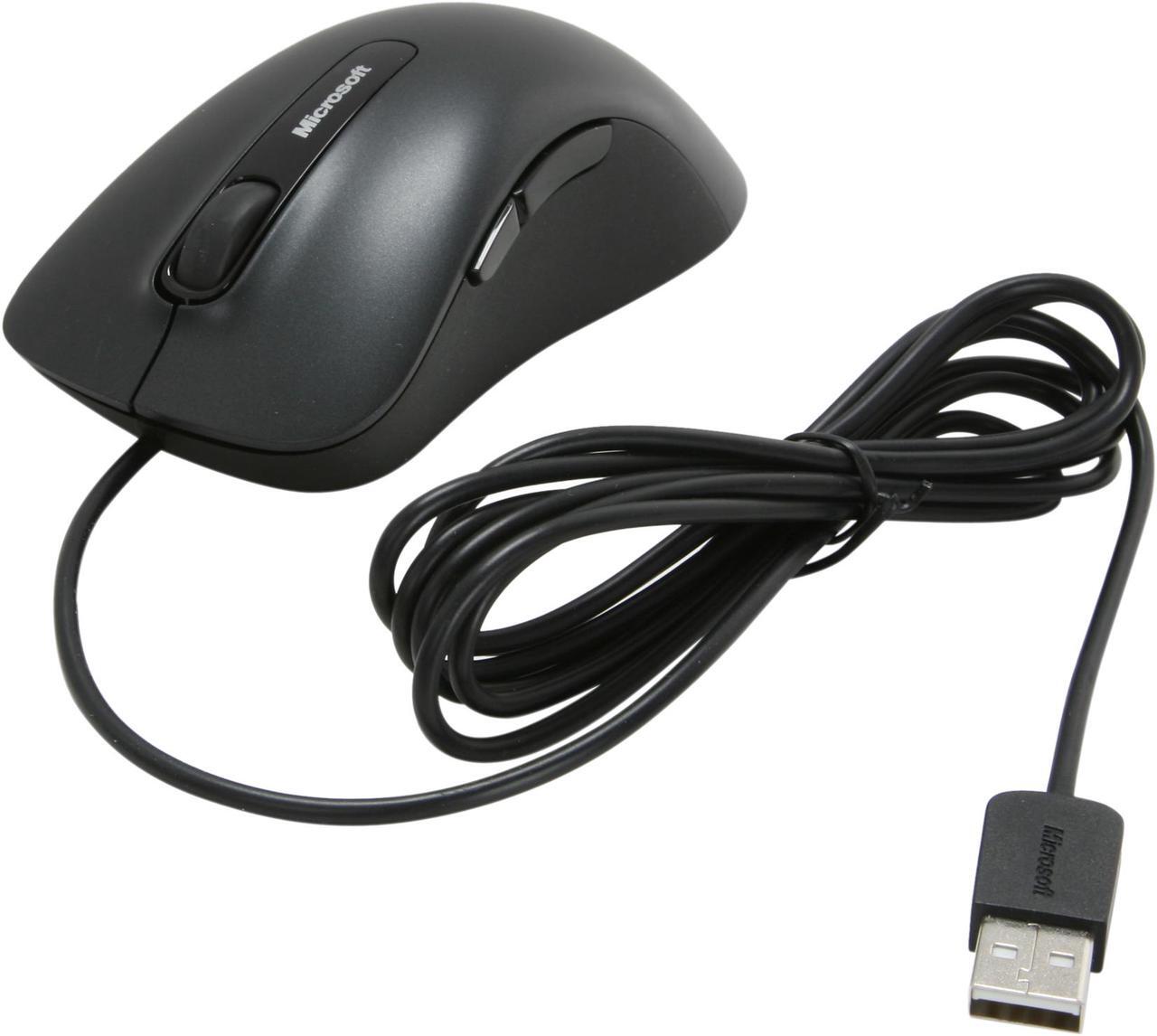 Alt view image 5 of 6 - Microsoft Comfort Mouse 6000 S7J-00001 Black 1 x Wheel USB Wired BlueTrack Mouse