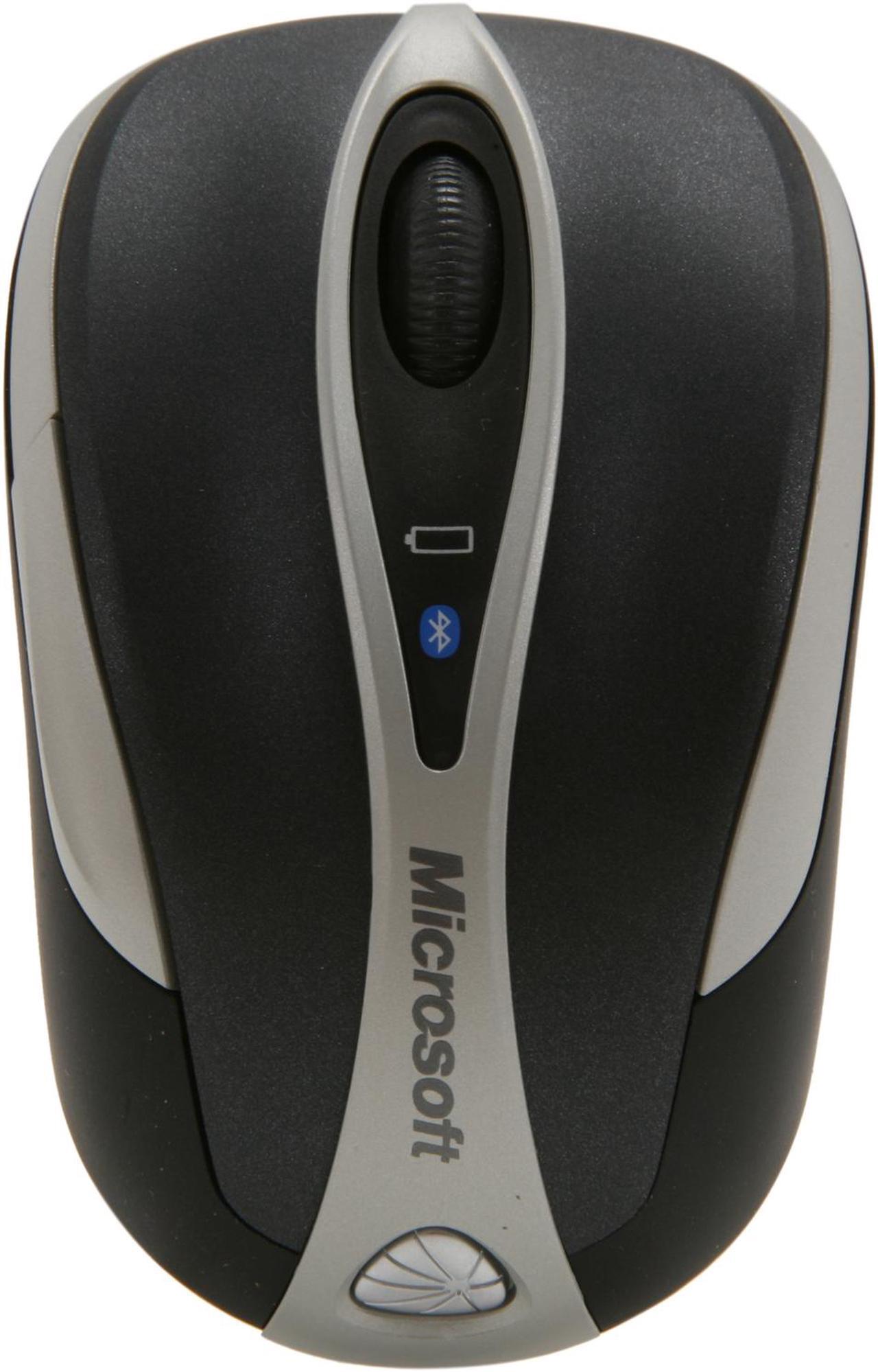Alt view image 2 of 5 - Microsoft Bluetooth Notebook Mouse 5000 for Business Silver/ Black 4 Buttons 1 x Wheel  Laser 1000 dpi