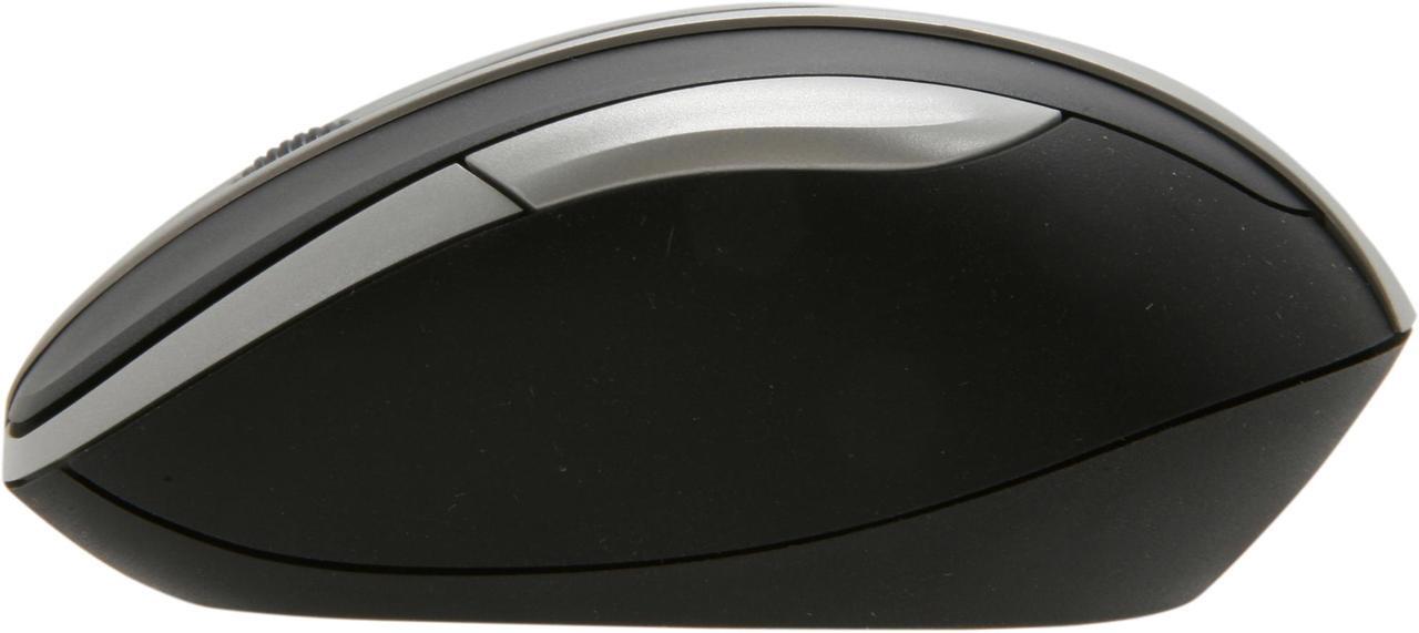 Alt view image 3 of 5 - Microsoft Bluetooth Notebook Mouse 5000 for Business Silver/ Black 4 Buttons 1 x Wheel  Laser 1000 dpi