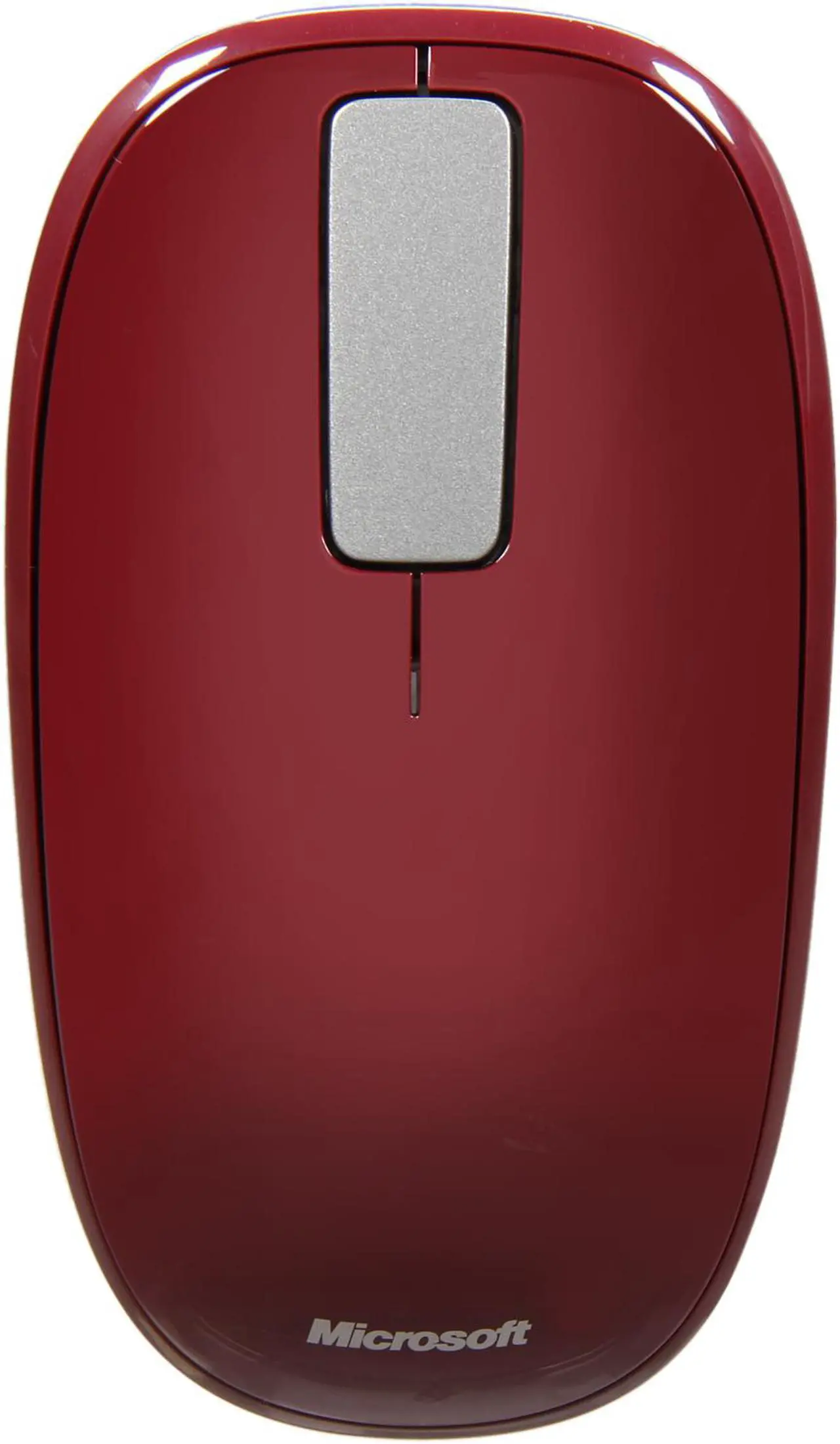 Alt view image 3 of 7 - Microsoft U5K-00002 Sangria Red 5 Buttons Touch Scroll USB Explorer Touch Mouse