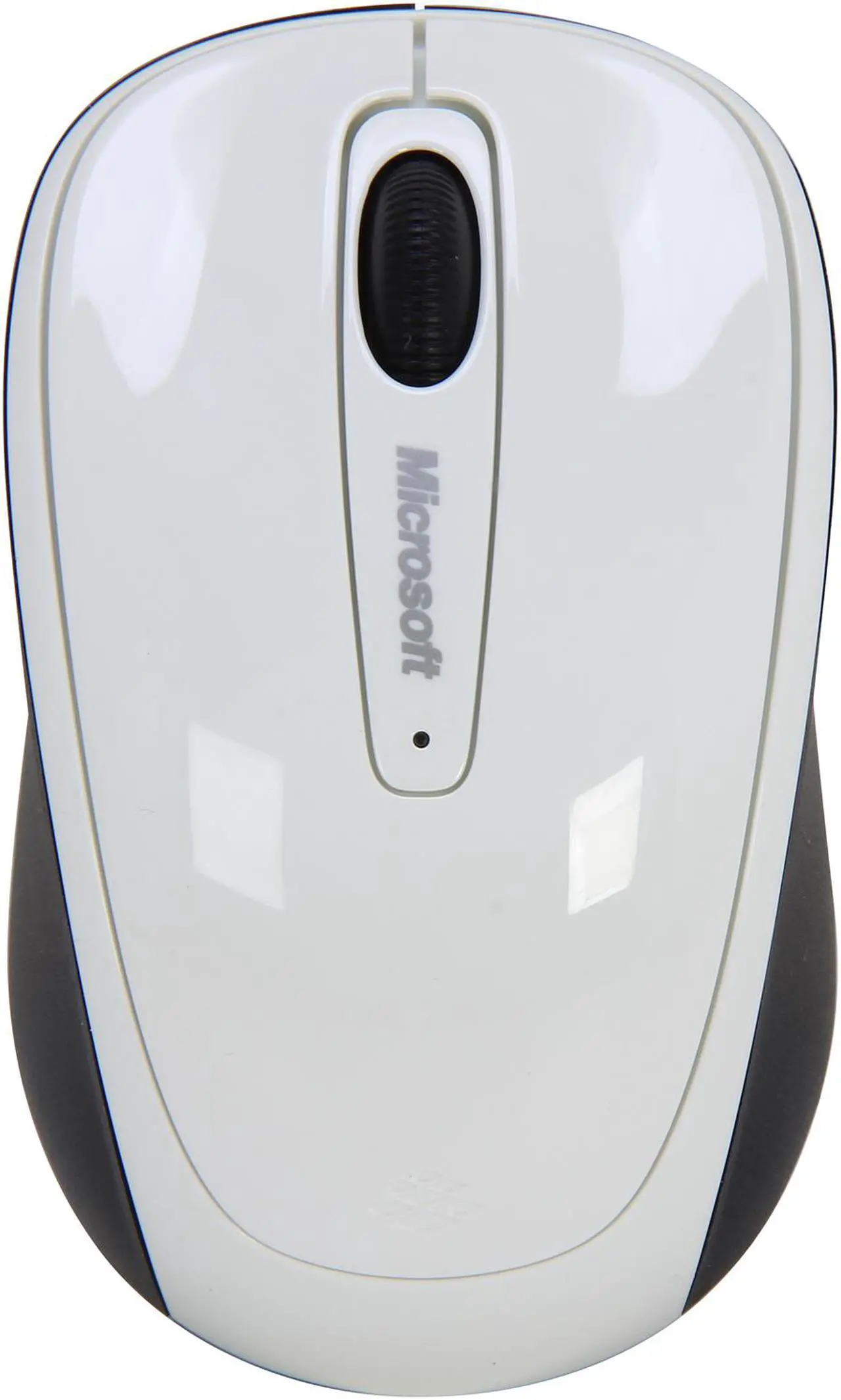 Alt view image 2 of 5 - Microsoft GMF-00176 White Wireless Mobile 3500 Mouse - BlueTrack - Wireless - Radio Frequency - USB - 1000 dpi - Scroll Wheel - 3 Button(s) - Symmetrical