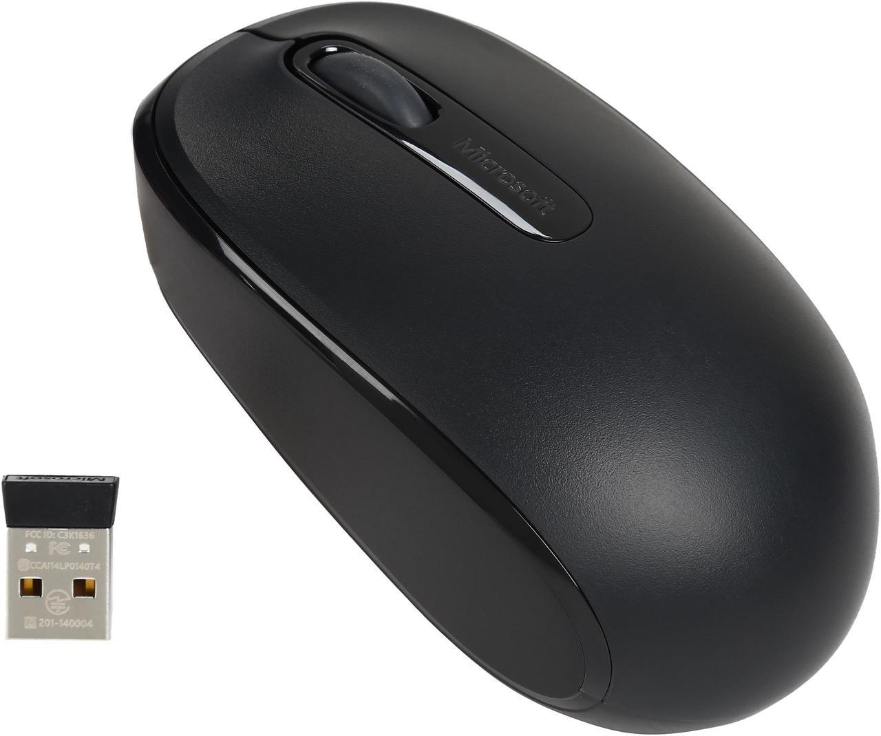 Microsoft Wireless Mobile Mouse 1850 for Business, Black (7MM-00001)