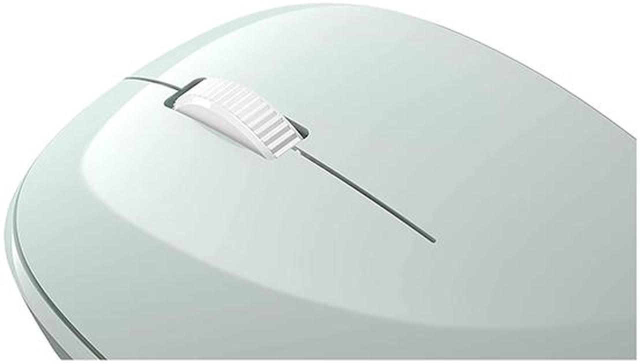 Alt view image 3 of 5 - Microsoft Bluetooth Mouse - Mint. Comfortable design, Right/Left Hand Use, 4-Way Scroll Wheel, Wireless Bluetooth Mouse for PC/Laptop/Desktop, works with for Mac/Windows Computers