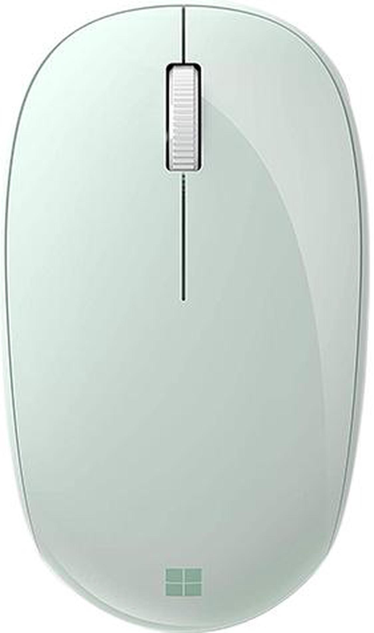 Alt view image 4 of 5 - Microsoft Bluetooth Mouse - Mint. Comfortable design, Right/Left Hand Use, 4-Way Scroll Wheel, Wireless Bluetooth Mouse for PC/Laptop/Desktop, works with for Mac/Windows Computers