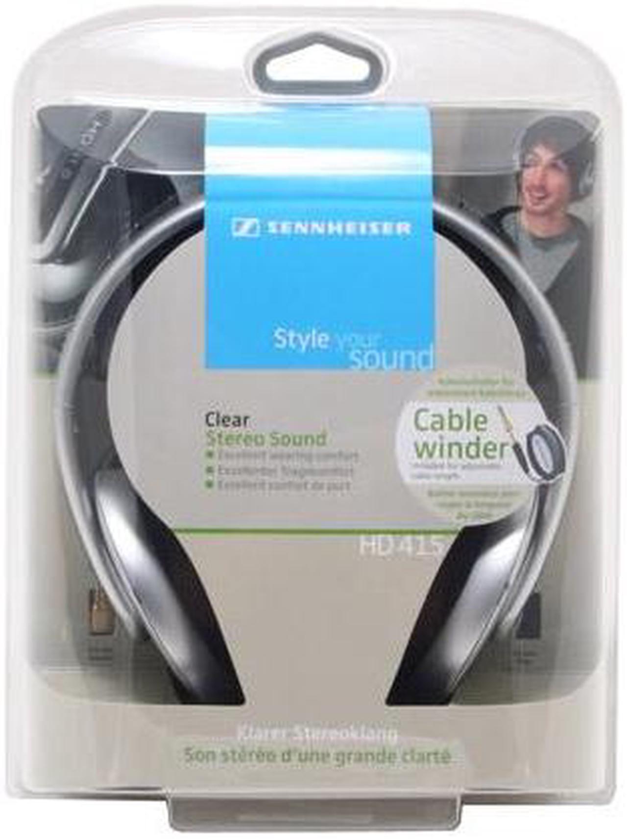 Alt view image 2 of 2 - Sennheiser HD415 3.5mm/ 6.3mm Connector Supra-aural Headphone