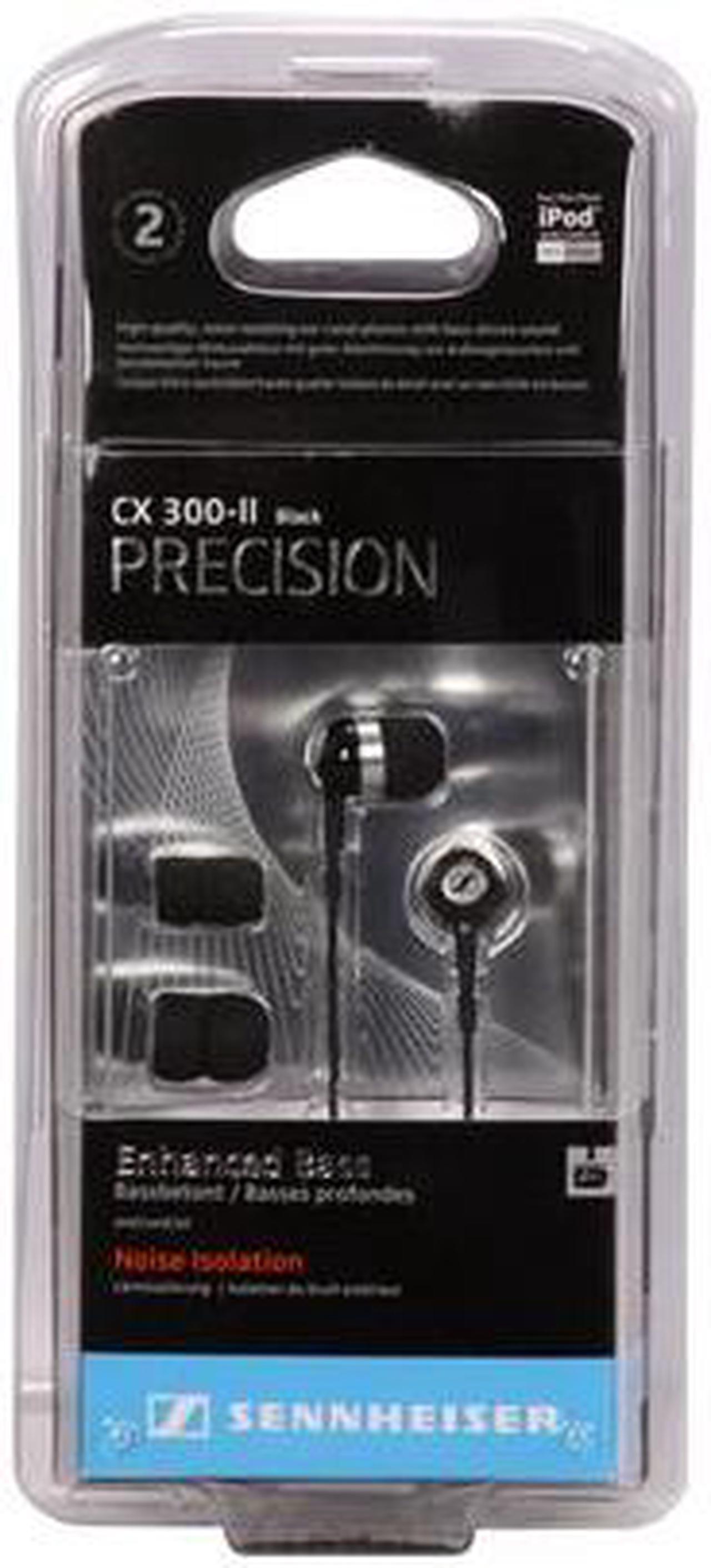 Alt view image 2 of 2 - Sennheiser CX 300-II Precision In-Ear Headphones - Black