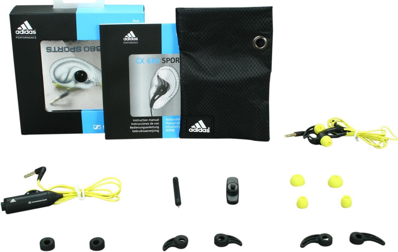 Alt view image 6 of 6 - Sennheiser Adidas Sports Earbuds with Volume Control and Earfin Holding System (CX 680)