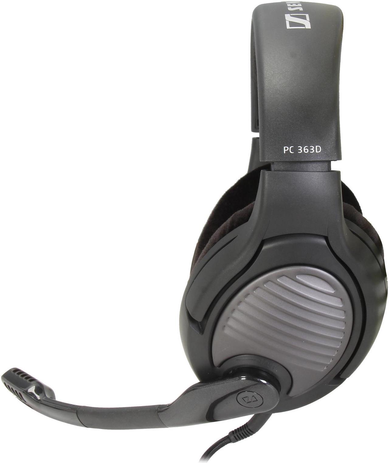 Alt view image 3 of 6 - SENNHEISER PC 363D 2 x 3.5mm Connector Circumaural Headset - Black