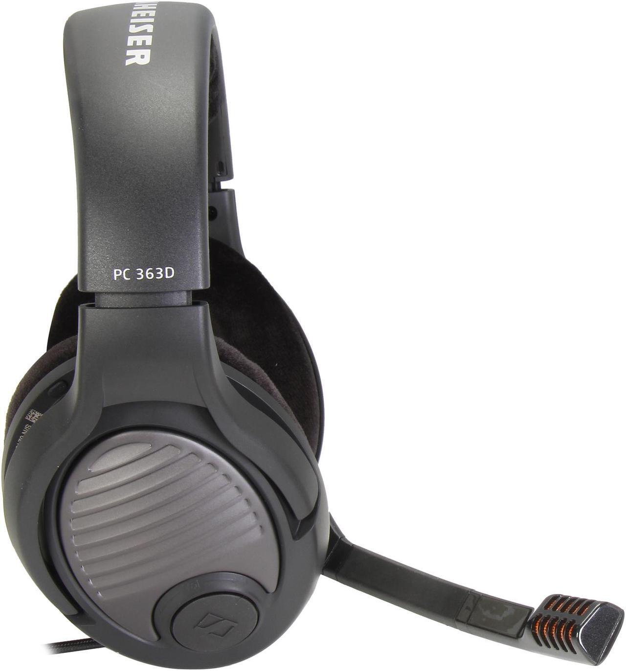 Alt view image 5 of 6 - SENNHEISER PC 363D 2 x 3.5mm Connector Circumaural Headset - Black