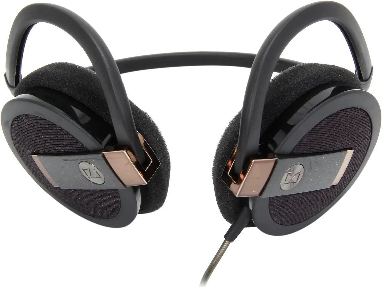 Alt view image 2 of 5 - Sennheiser Black PMX95 3.5mm Connector Supra-aural Behind-the-Neck Headphones