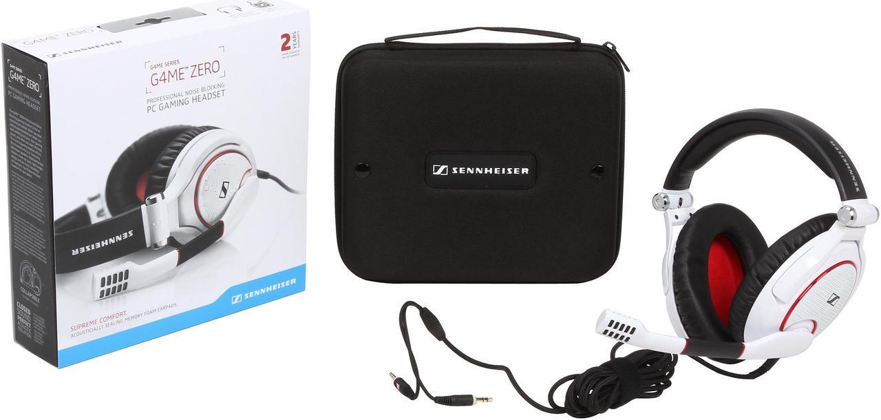 Alt view image 8 of 7 - Sennheiser GAME ZERO PC Gaming Headset - White
