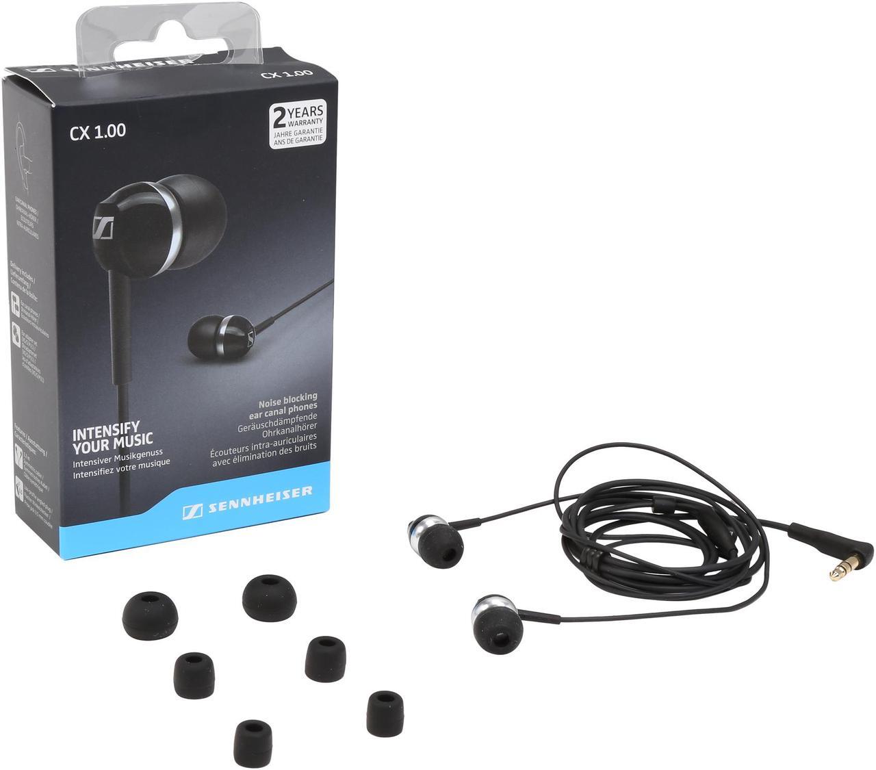 Alt view image 4 of 4 - Sennheiser CX1.00 In-Ear Headphone-Black