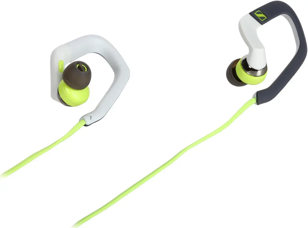 Alt view image 3 of 4 - Sennheiser Green OCX 686i 3.5mm Connector Canal SPORTS - Ultra-lightweight sports headset