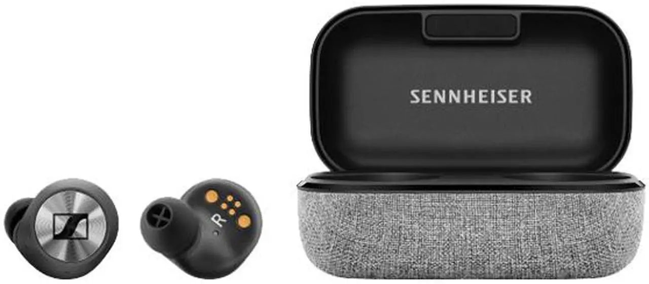 Alt view image 5 of 6 - Sennheiser M3IETW BLACK Momentum True Wireless Earbuds