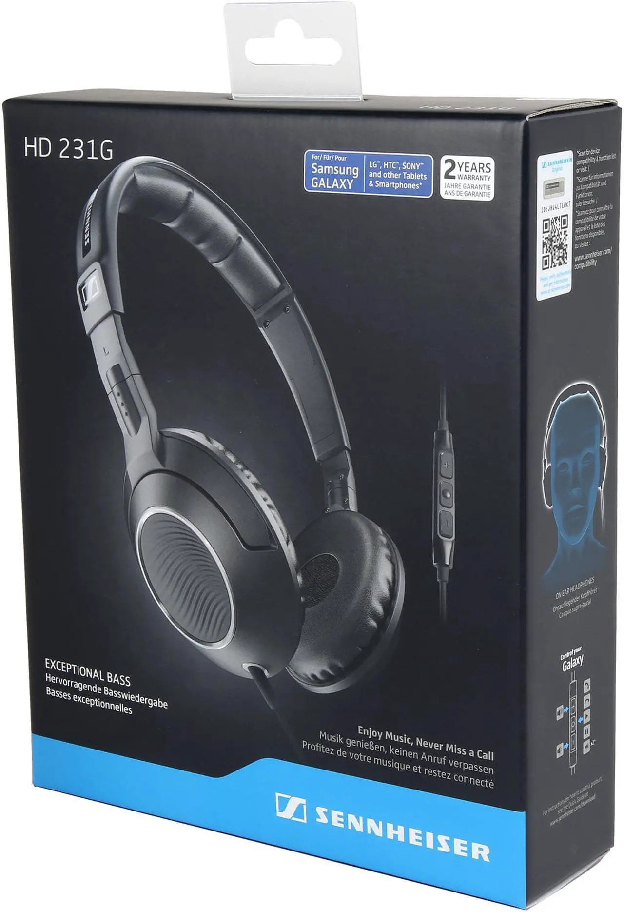 Alt view image 5 of 5 - Sennheiser HD 231G On Ear Headphones