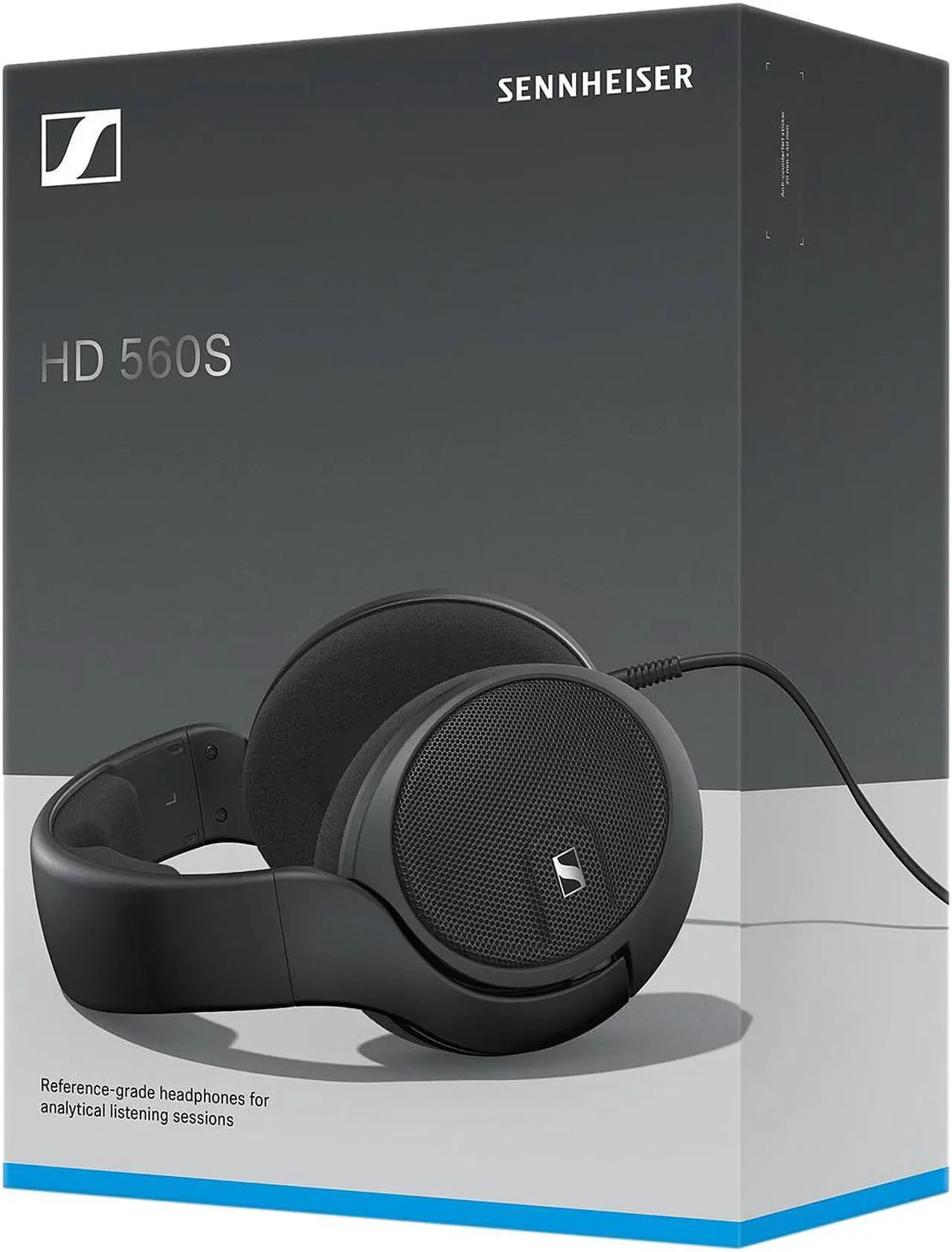 Alt view image 3 of 3 - Sennheiser HD 560S Reference-grade Headphones - Black
