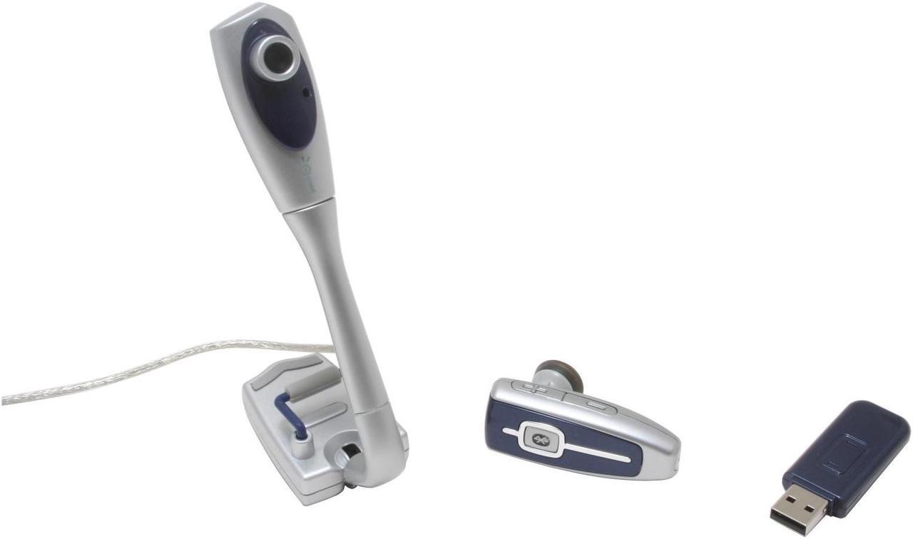 Alt view image 2 of 11 - Ezonics iContact Pro II 0.32 MP Effective Pixels 640 x 480 30fps USB Interface WebCam with Bluetooth Wireless Headset and PC Dongle
