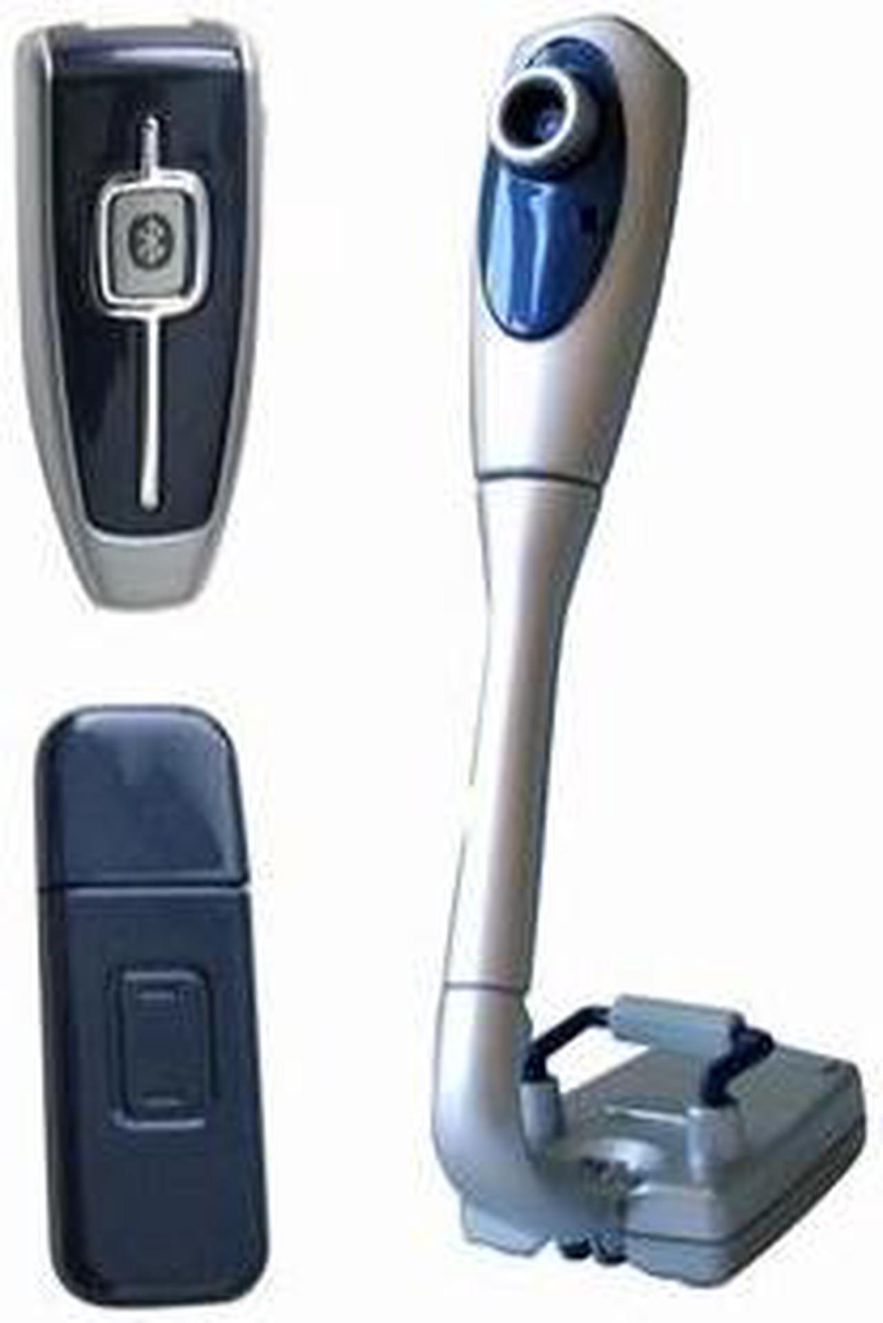 Main image of Ezonics iContact Pro II 0.32 MP Effective Pixels 640 x 480 30fps USB Interface WebCam with Bluetooth Wireless Headset and PC Dongle